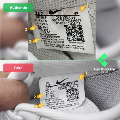 how can you tell its a fake nike|how to check if nikes are genuine.